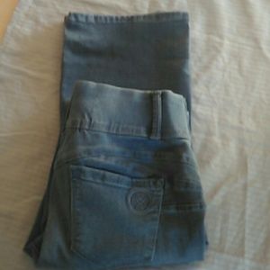 Silky curve boot cut stretch jeans